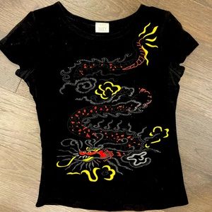 Black dragon T-shirt